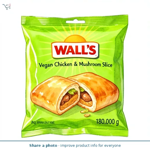 Wall's Vegan Chicken & Mushroom Slice 180g