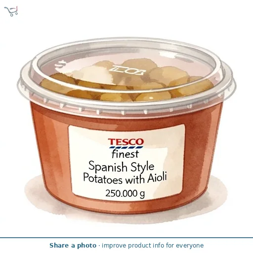 Tesco Finest Spanish Style Potatoes with Aioli 250g