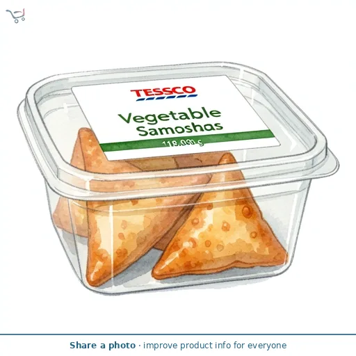 Tesco Vegetable Samosas 118g