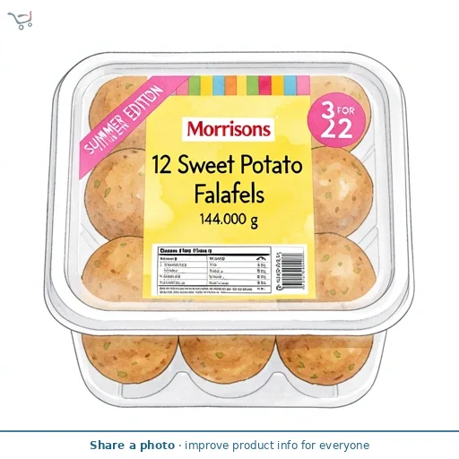 Morrisons 12 Sweet Potato Falafels 144g