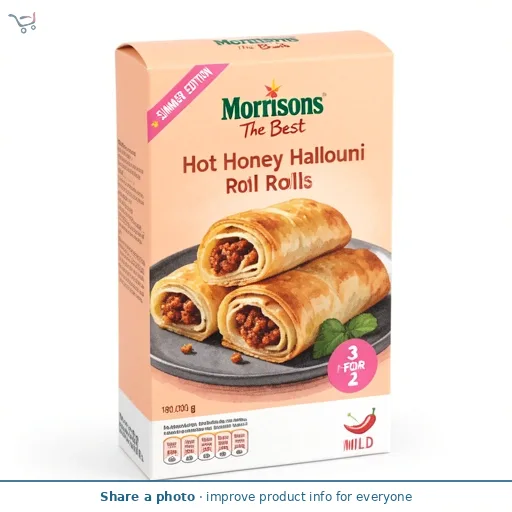 Morrisons The Best Hot Honey Halloumi Rolls 180g