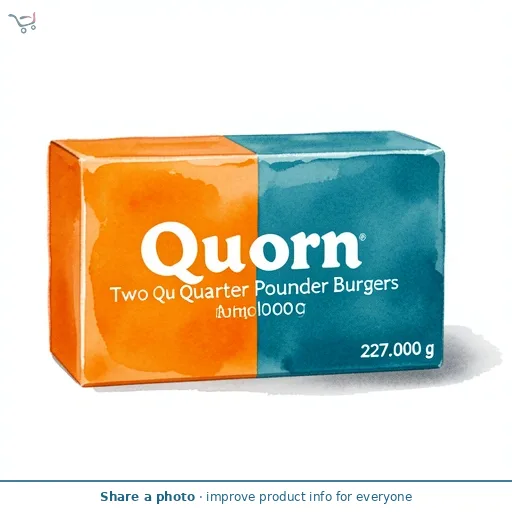 Quorn Two Quarter Pounder Burgers