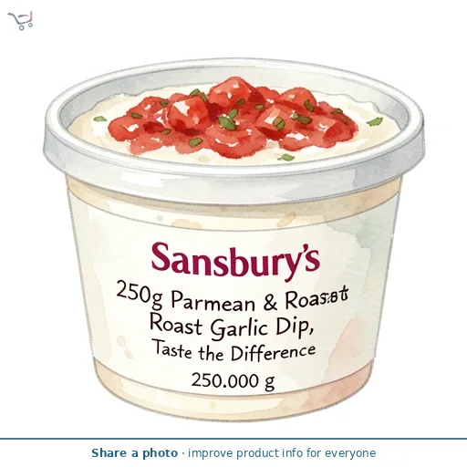Sainsbury's 250g Parmesan & Roast Garlic Dip, Taste the Difference
