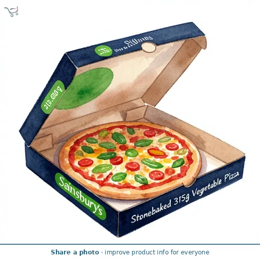 Sainsbury's Stonebaked 315g Vegetable Pizza