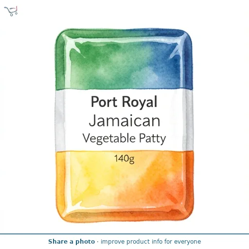 Port Royal Jamaican Vegetable Patty 140g