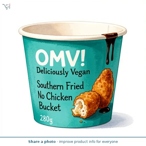 OMV! Deliciously Vegan Southern Fried No Chicken Bucket 280g