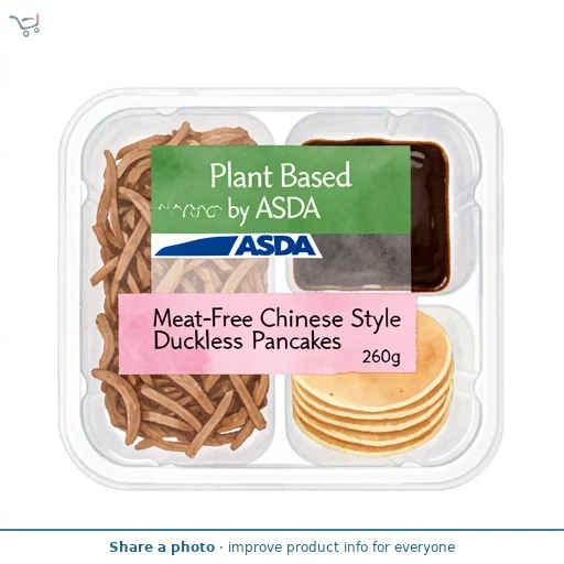 Plant Based by ASDA Meat-Free Chinese Style Duckless Pancakes 260g