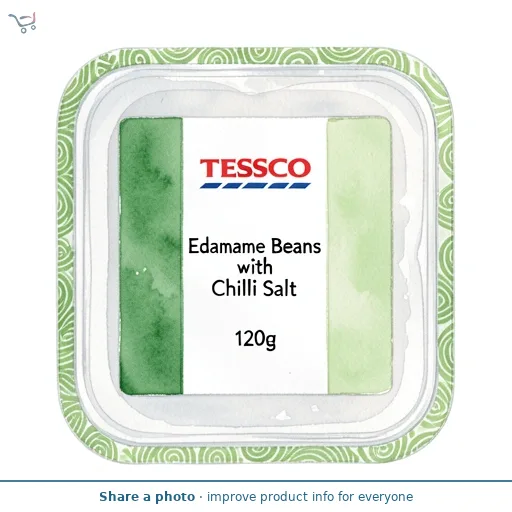 Tesco Edamame Beans with Chilli Salt 120g