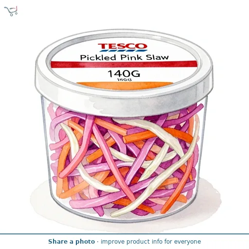 Tesco Pickled Pink Slaw 140G
