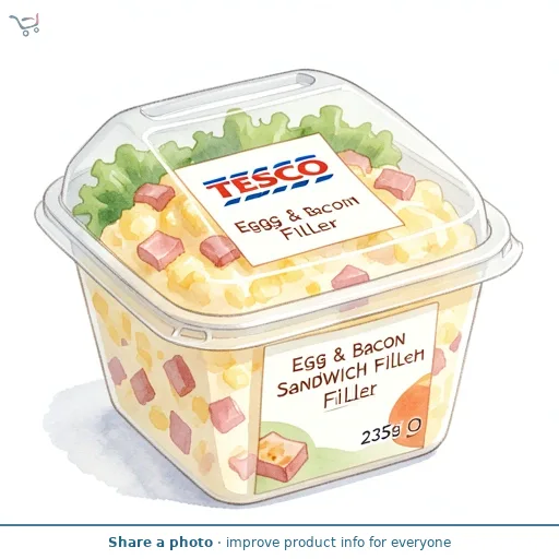 Tesco Egg & Bacon Sandwich Filler 235g