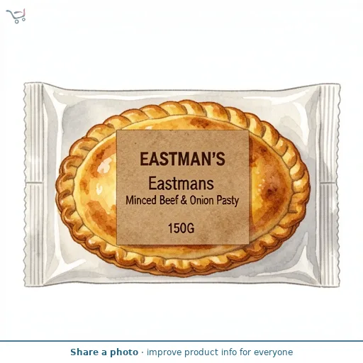 Eastmans Minced Beef & Onion Pasty 150G