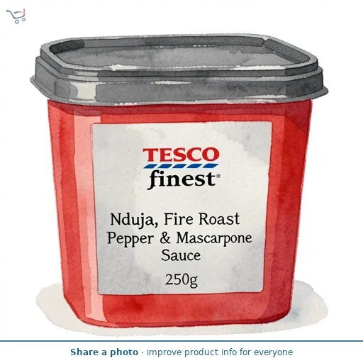 Tesco Finest Nduja, Fire Roast Pepper & Mascarpone Sauce 250g