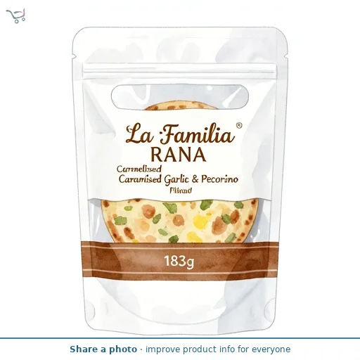 La Famiglia Rana Caramelised Garlic & Pecorino Flatbread 183g