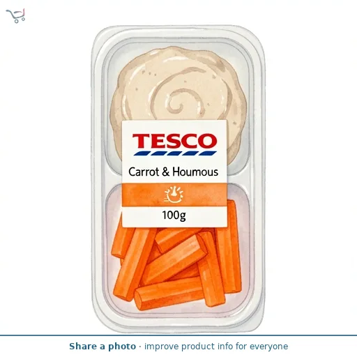 Tesco Carrot & Houmous 100g