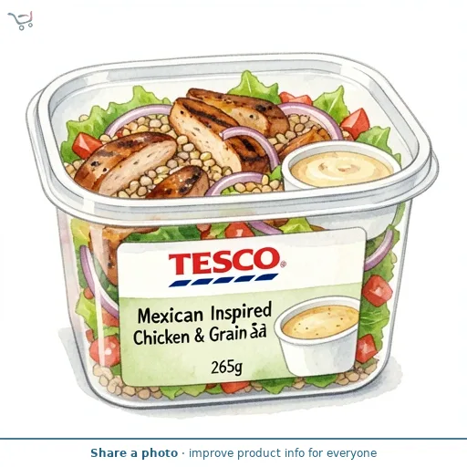 Tesco Mexican Inspired Chicken & Grain Salad 265g