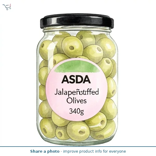 ASDA Jalapeño Stuffed Olives 340g