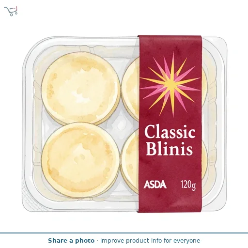ASDA Classic Blinis 120g