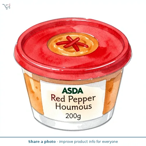 ASDA Red Pepper Houmous 200g