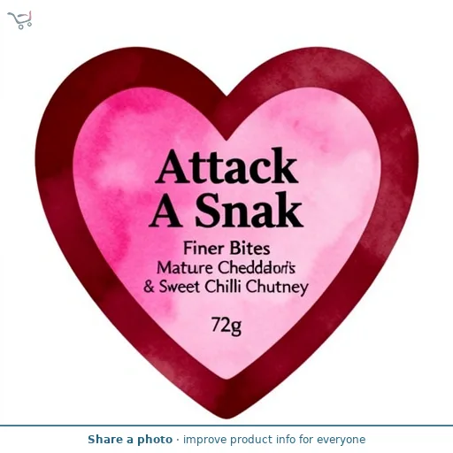 Attack A Snak Finer Bites Mature Cheddar with Crackers & Sweet Chilli Chutney 72g
