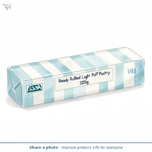 ASDA Ready Rolled Light Puff Pastry 320g