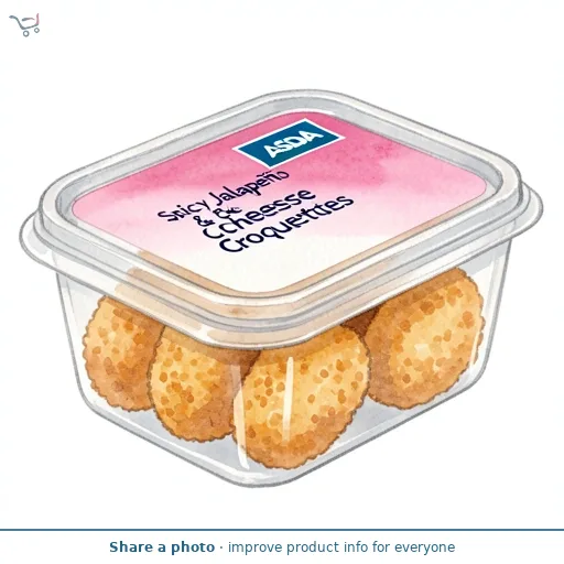 ASDA Spicy JalapeÃ±o & Cheese Croquettes 160g