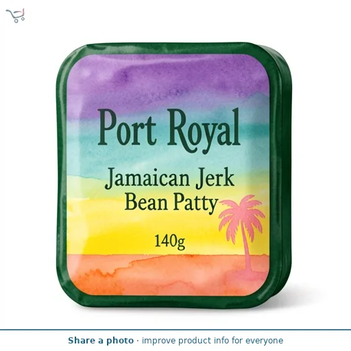 Port Royal Jamaican Jerk Bean Patty 140g