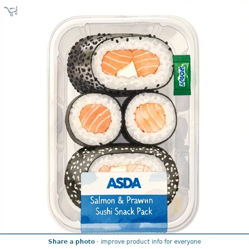 ASDA ASDA Salmon & Prawn Sushi Snack Pack