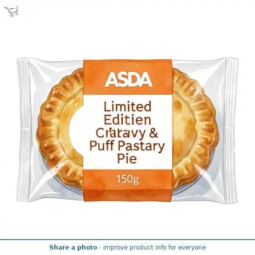 ASDA Limited Edition Chicken & Gravy Puff Pastry Pie 150g