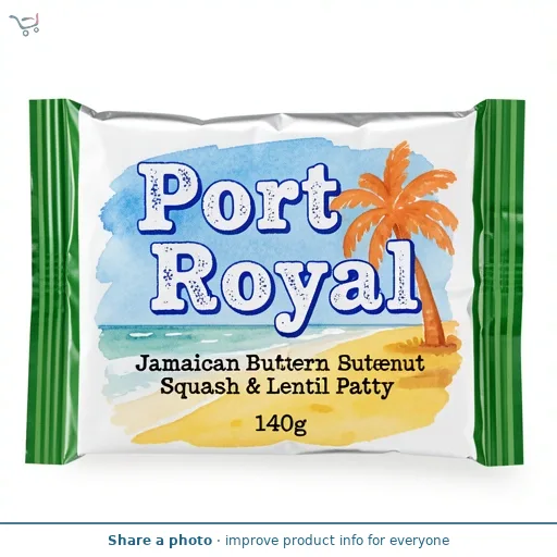 Port Royal Jamaican Butternut Squash & Lentil Patty 140g