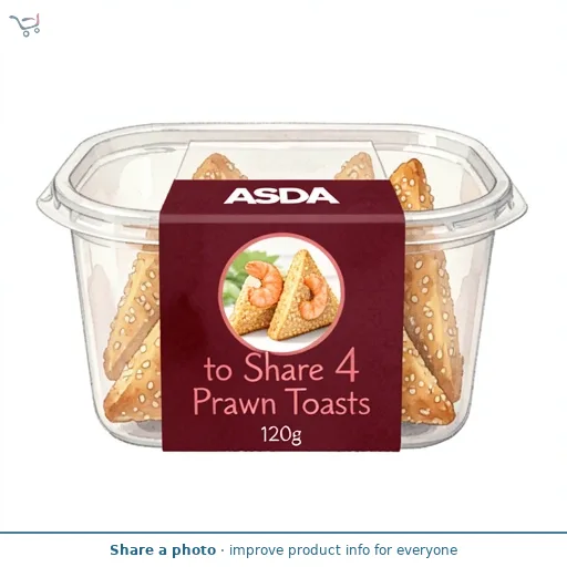 ASDA to Share 4 Prawn Toasts 120g
