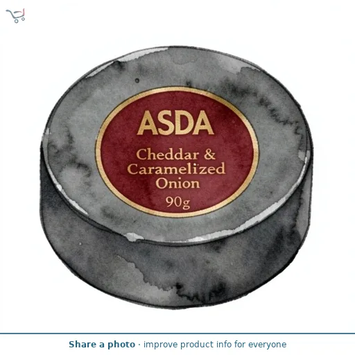 ASDA Cheddar & Caramelised Onion 90g