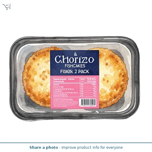 Cod & Chorizo Fishcakes 2 Pack