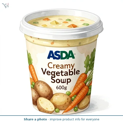 ASDA Creamy Vegetable Soup 600g