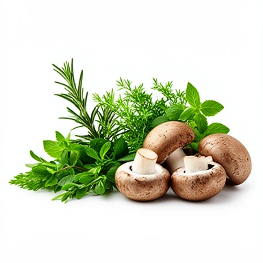 Fresh Herbs & Mushrooms